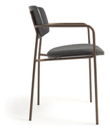 Maureen Dining chair, Dark stained ash veneer