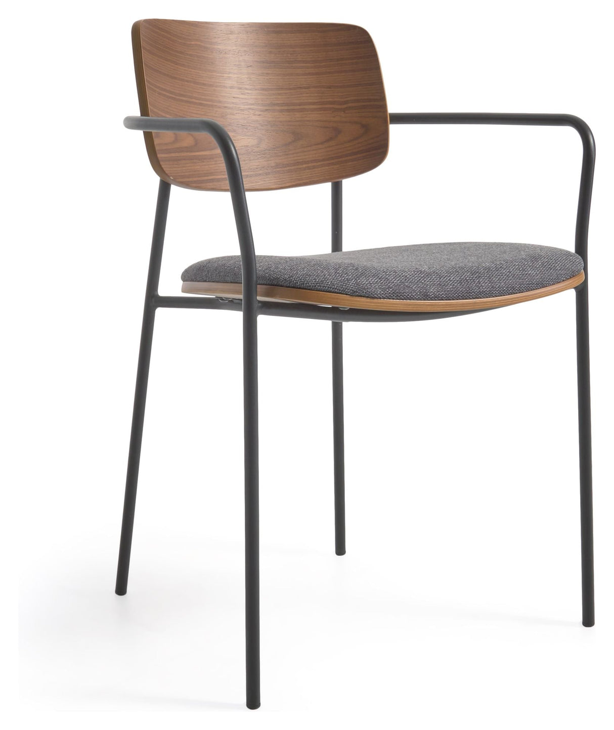 Maureen Dining chair, Walnut definer/Fabric