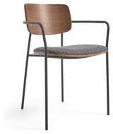 Maureen Dining chair, Walnut definer/Fabric