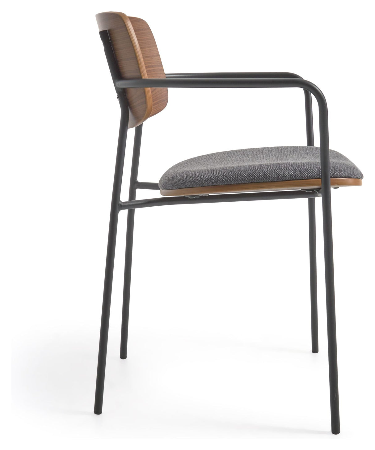 Maureen Dining chair, Walnut definer/Fabric