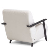 Meghan Lounge Chair, White Teddy