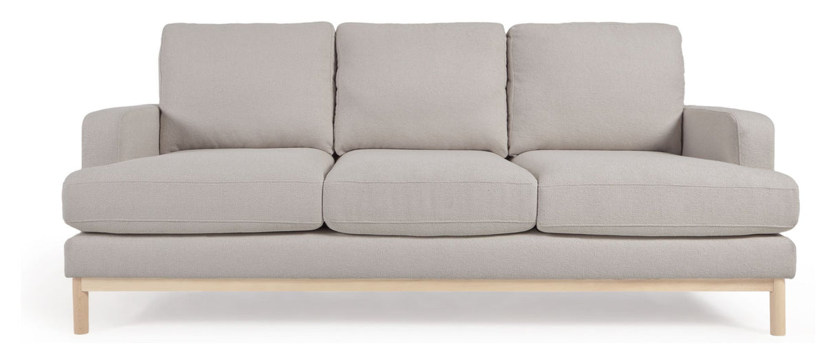 Mihaela 3-pers. Sofa, Gray fleece