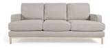 Mihaela 3-pers. Sofa, Gray fleece