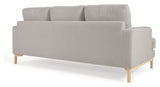 Mihaela 3-pers. Sofa, Gray fleece