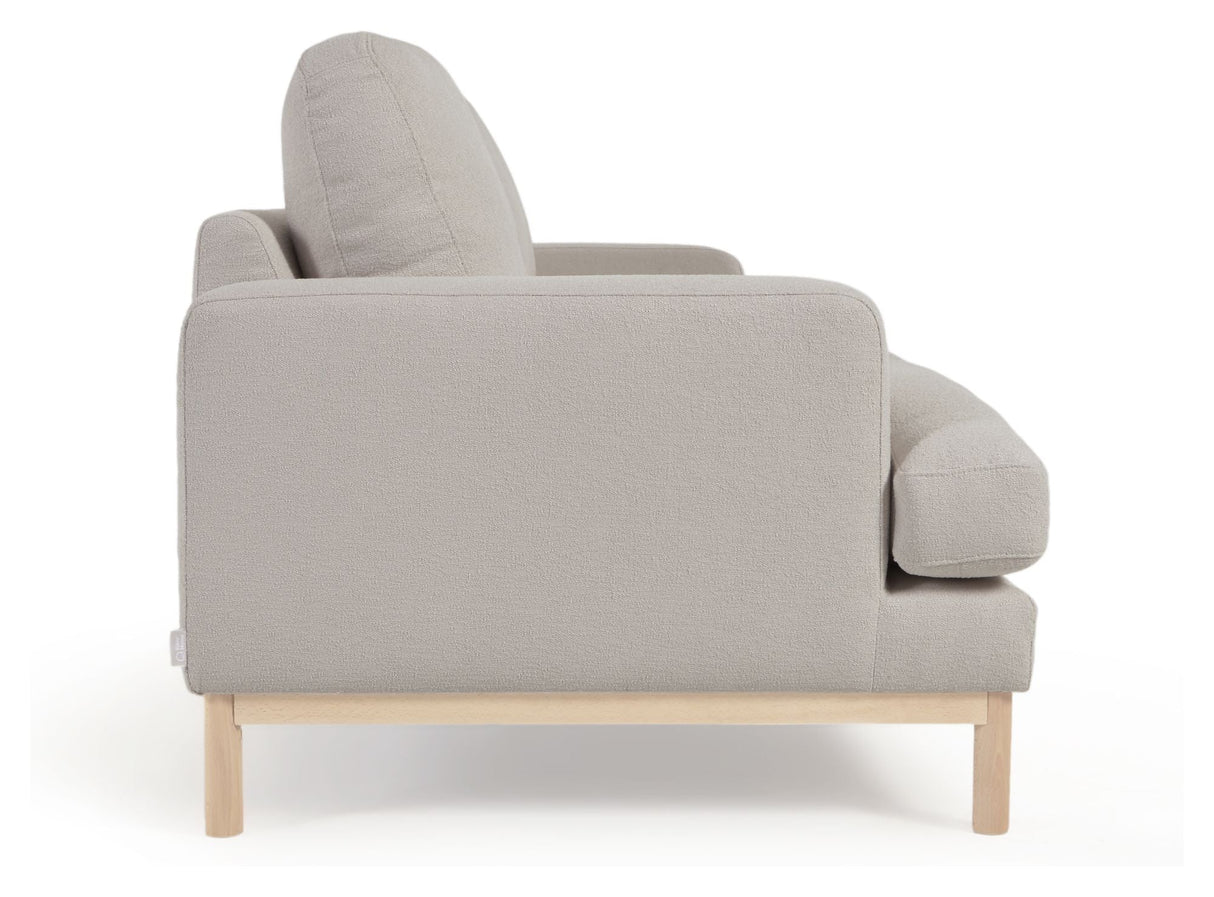 Mihaela 3-pers. Sofa, Gray fleece