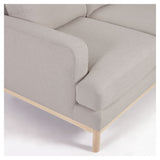 Mihaela 3-pers. Sofa, Gray fleece