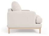 Mihaela 3-pers. Sofa, White fleece