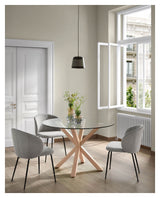 Minna Dining Chair Black/Gray