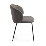 Minna Dining Chair Black/Dark Gray