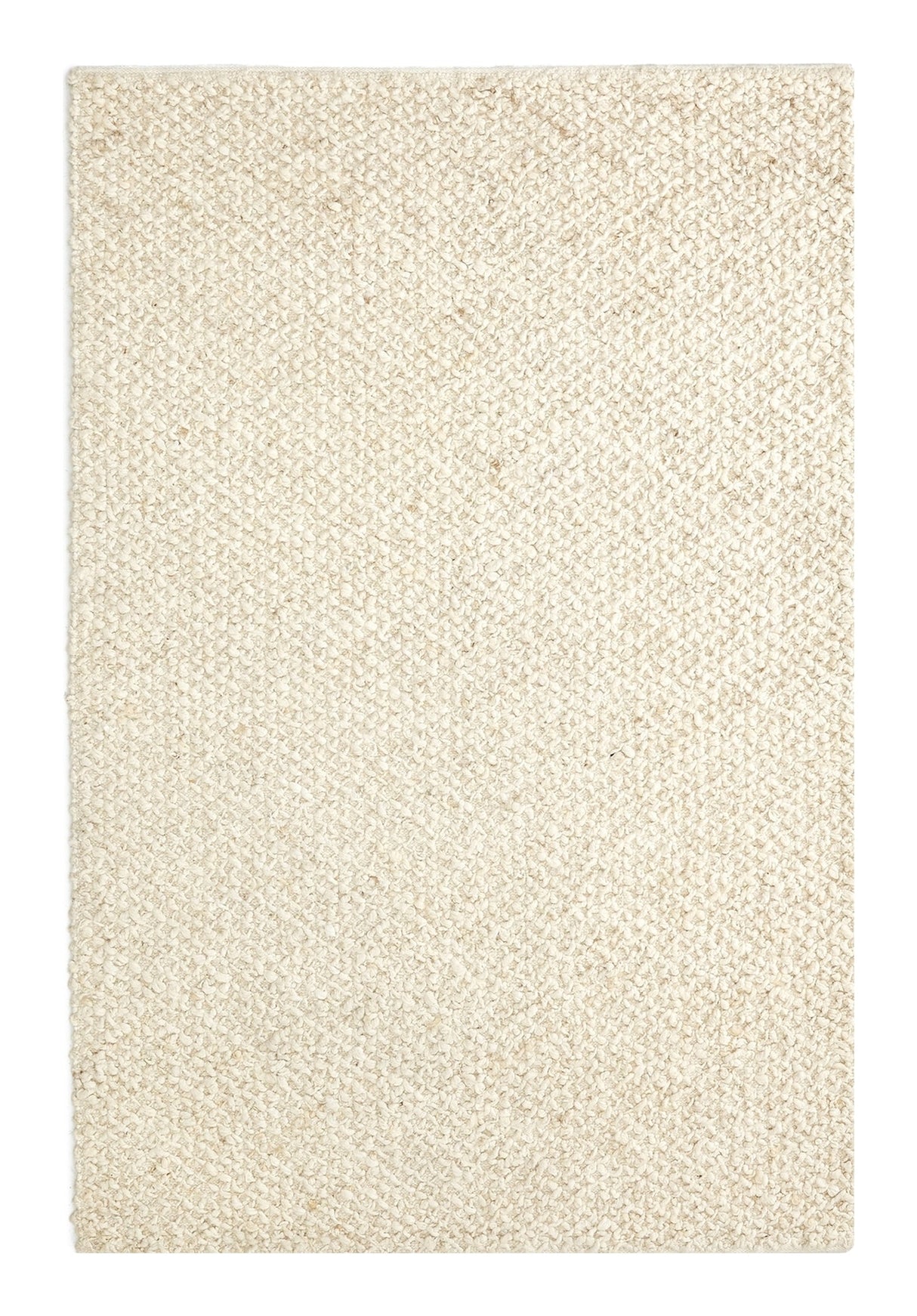 Miray Blanket, Wool, White, 160x230