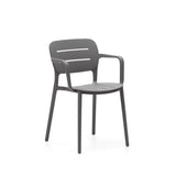 Morella Garden Chair, Gray Plastic