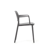 Morella Garden Chair, Gray Plastic