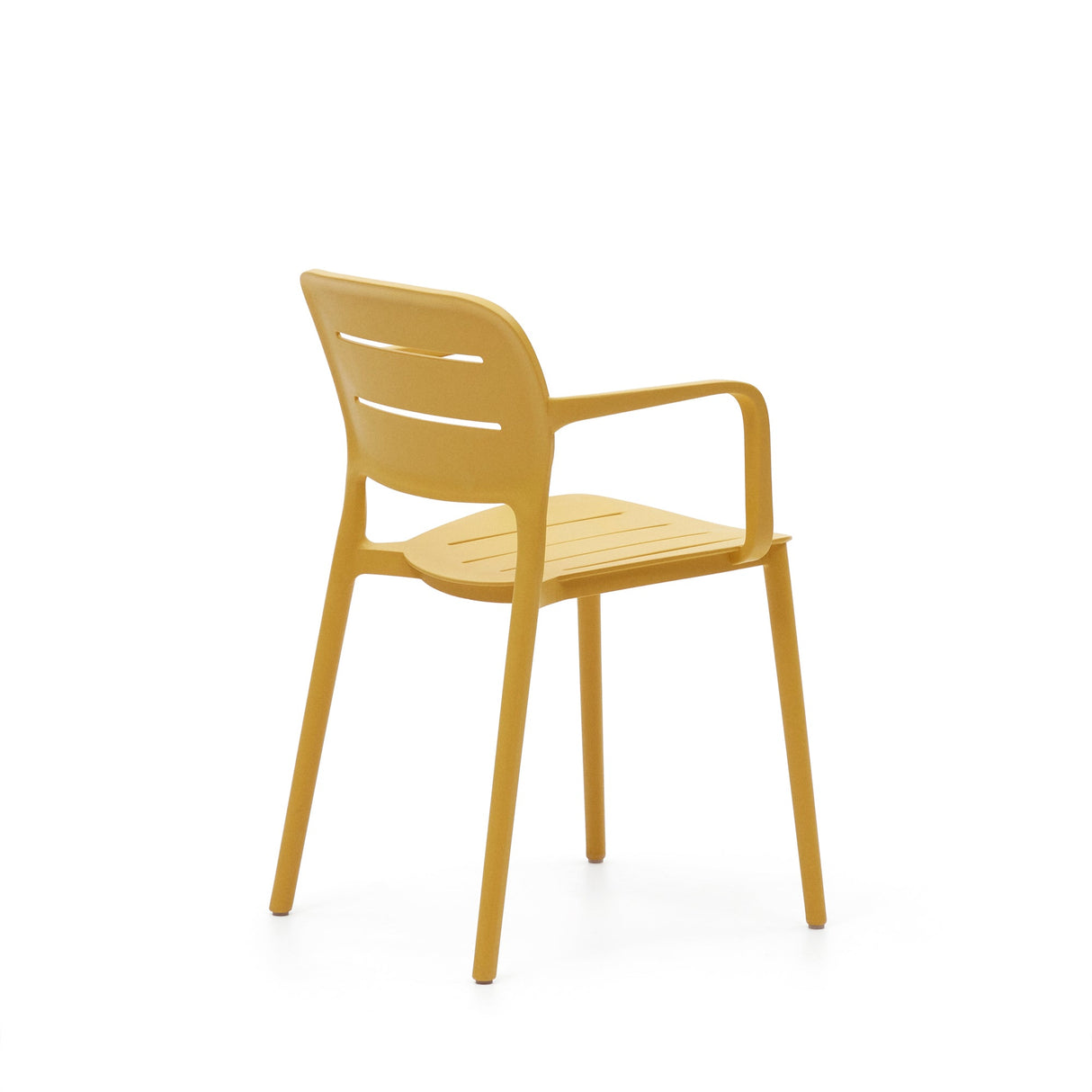 Morella Garden Chair, Yellow Plastic