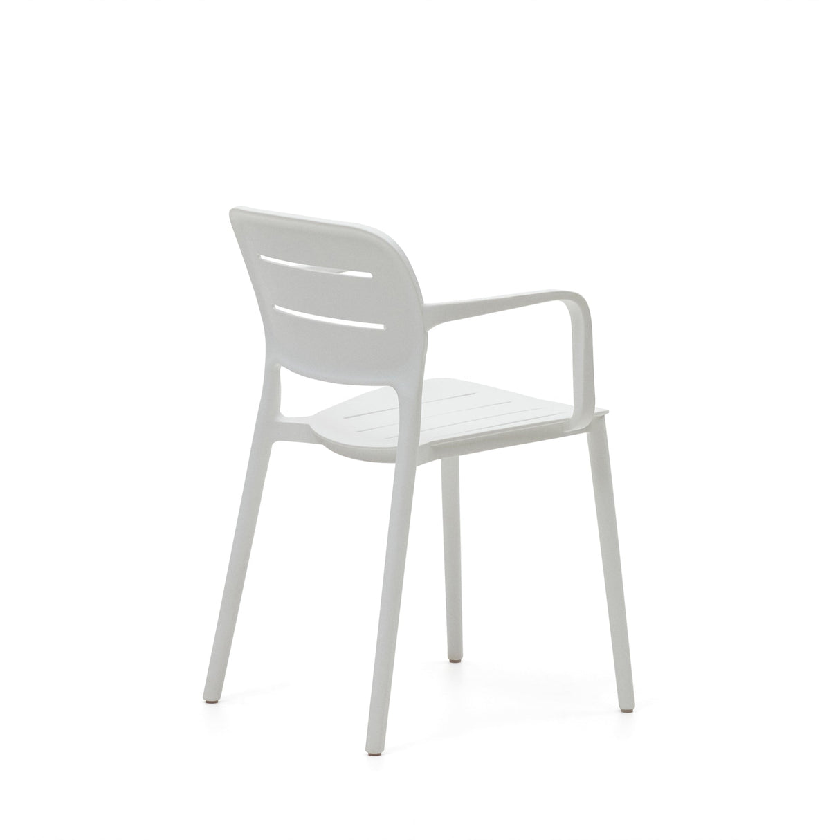 Morella Garden Chair, White Plastic