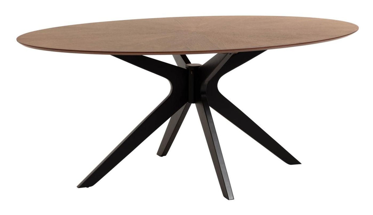 Naanim Dining Table 180x110 - Dark Wood