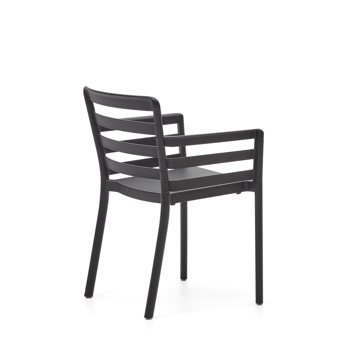 Nariet Garden Chair, Black Plastic