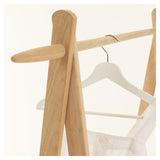 Natane Clothing rack, White pigmented birch