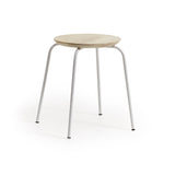 Nax Stool, White/Nature