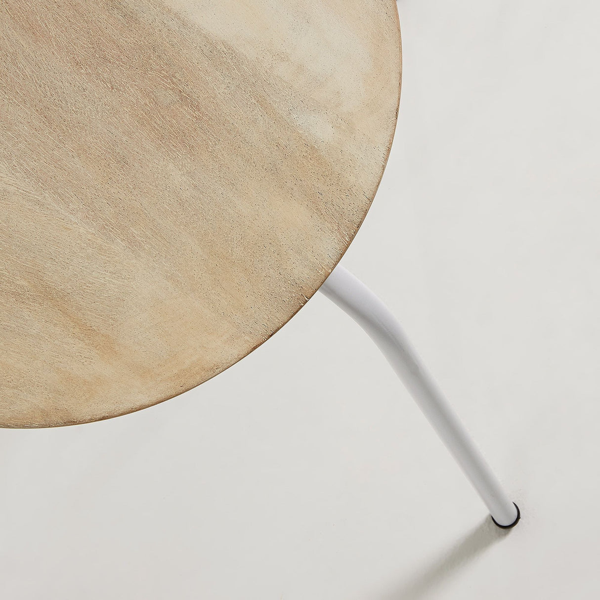 Nax Stool, White/Nature