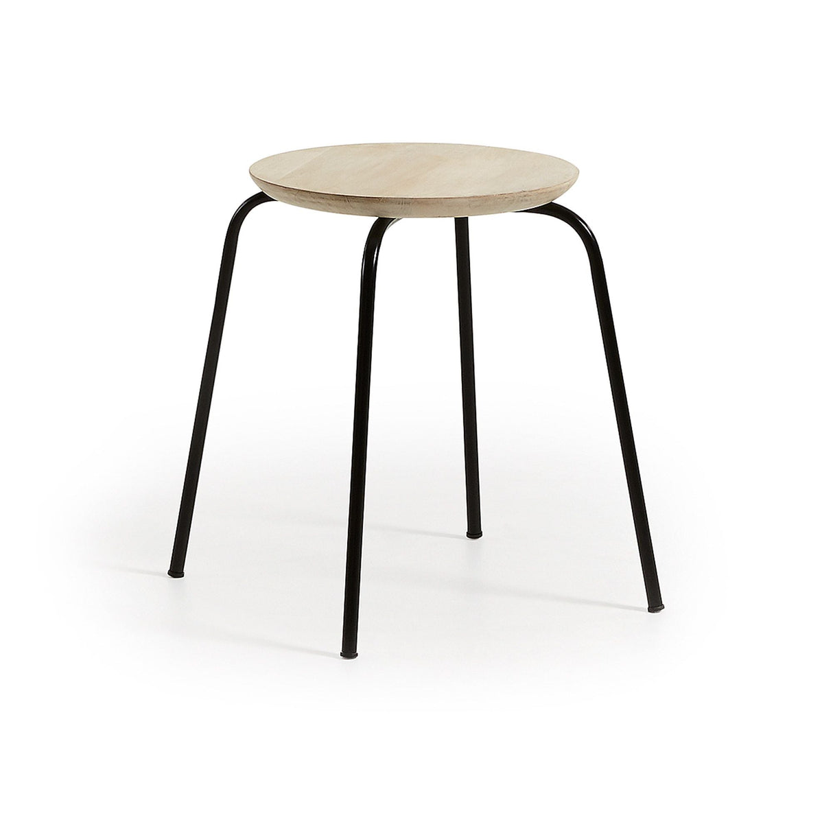 Nax Stool, Black/Nature