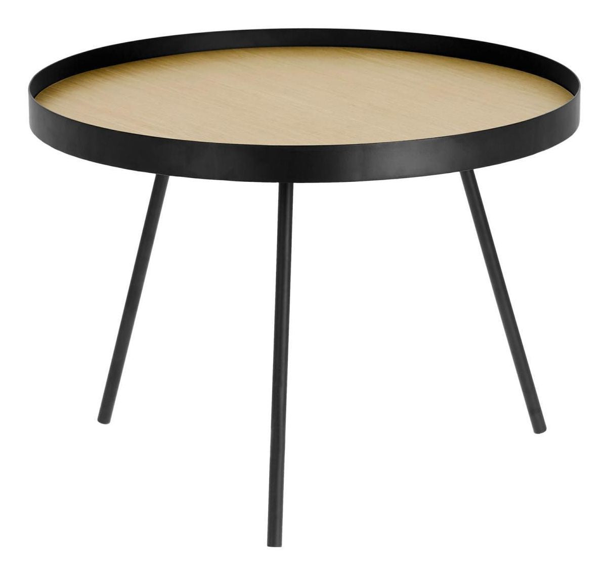 Nenet Side Table Black, Ø60