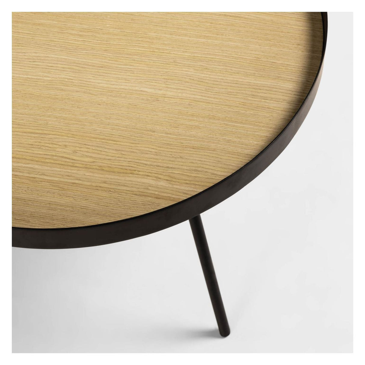 Nenet Side Table Black, Ø60