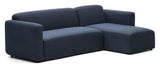 Neom 3-pers. Sofa with reversible chaise longue, Blue