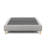 Nikos Bed frame with legs 160x200, Gray