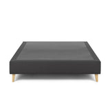 Nikos Bed frame with legs 160x200, Graphite