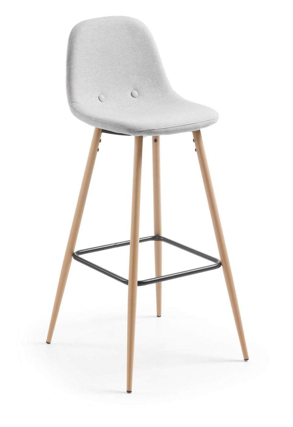 Nilson bar stool Light gray, SH: 65cm