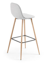 Nilson bar stool Light gray, SH: 65cm