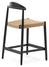 Nina chair 62cm, black/beige