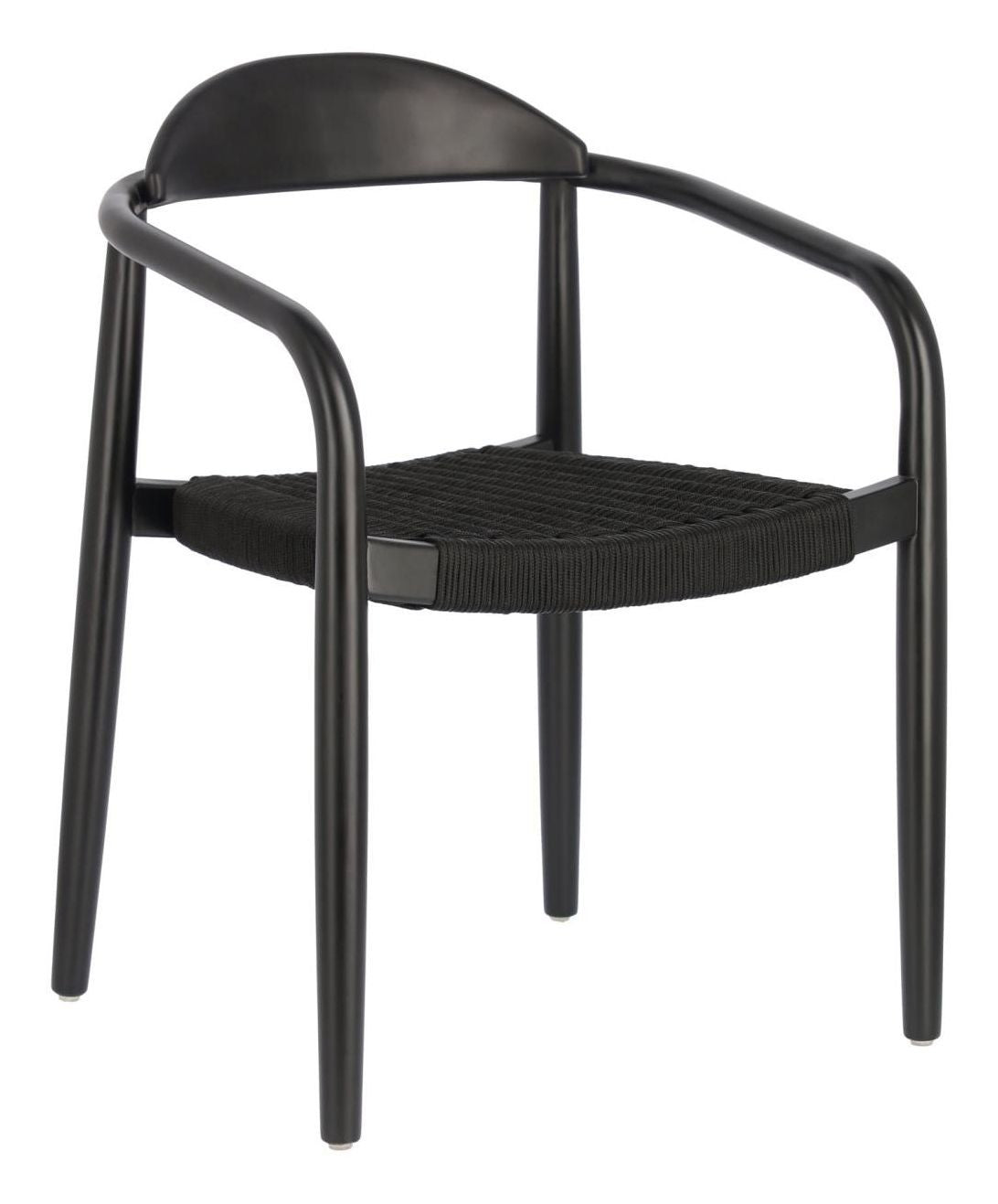 Glynis Dining Chair Mat Black Finish