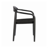 Glynis Dining Chair Mat Black Finish