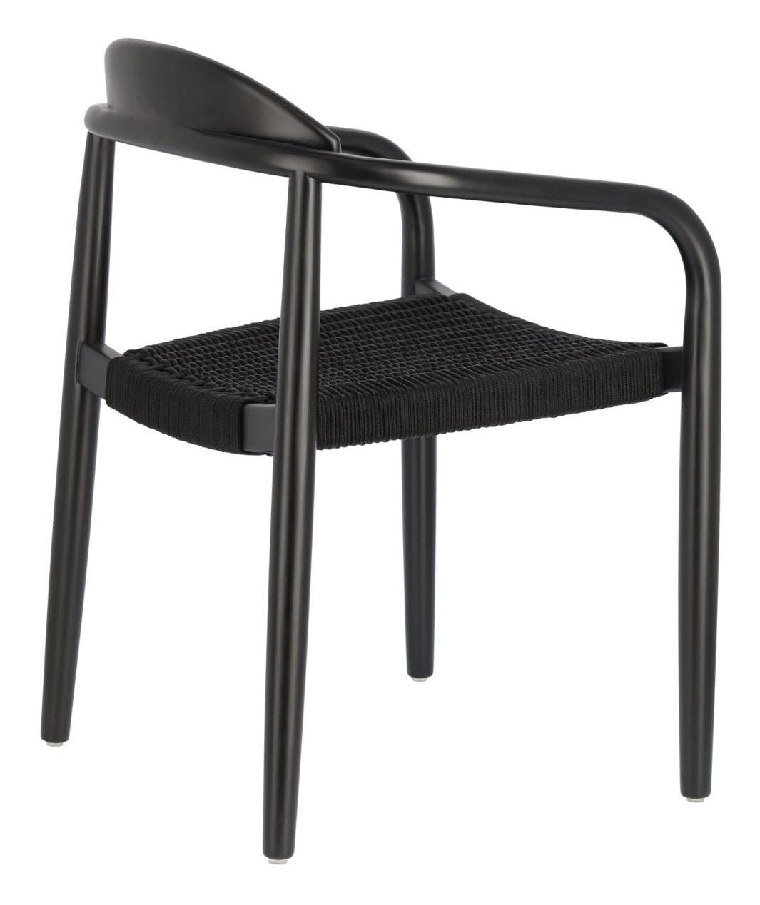 Glynis Dining Chair Mat Black Finish