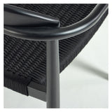 Glynis Dining Chair Mat Black Finish