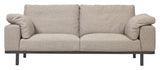 Noa 3-pers. Sofa, Beige with black legs