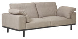 Noa 3-pers. Sofa, Beige with black legs