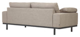 Noa 3-pers. Sofa, Beige with black legs