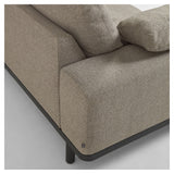 Noa 3-pers. Sofa, Beige with black legs