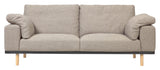 Noa 3-pers. Sofa with cushions Beige/Nature