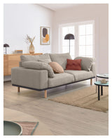 Noa 3-pers. Sofa with cushions Beige/Nature