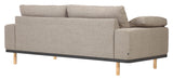 Noa 3-pers. Sofa with cushions Beige/Nature