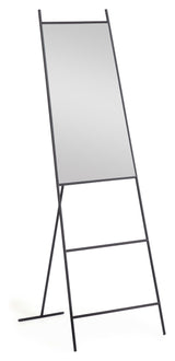 Norland Mirror with black metal frame, 55x166