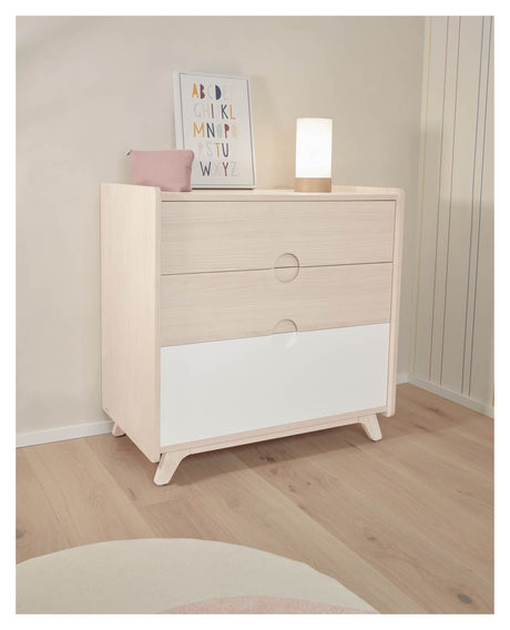 Nunila Kids Chest w. 3 drawers MDF/Ash veneer