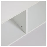 Nunila Small Shelf, White MDF