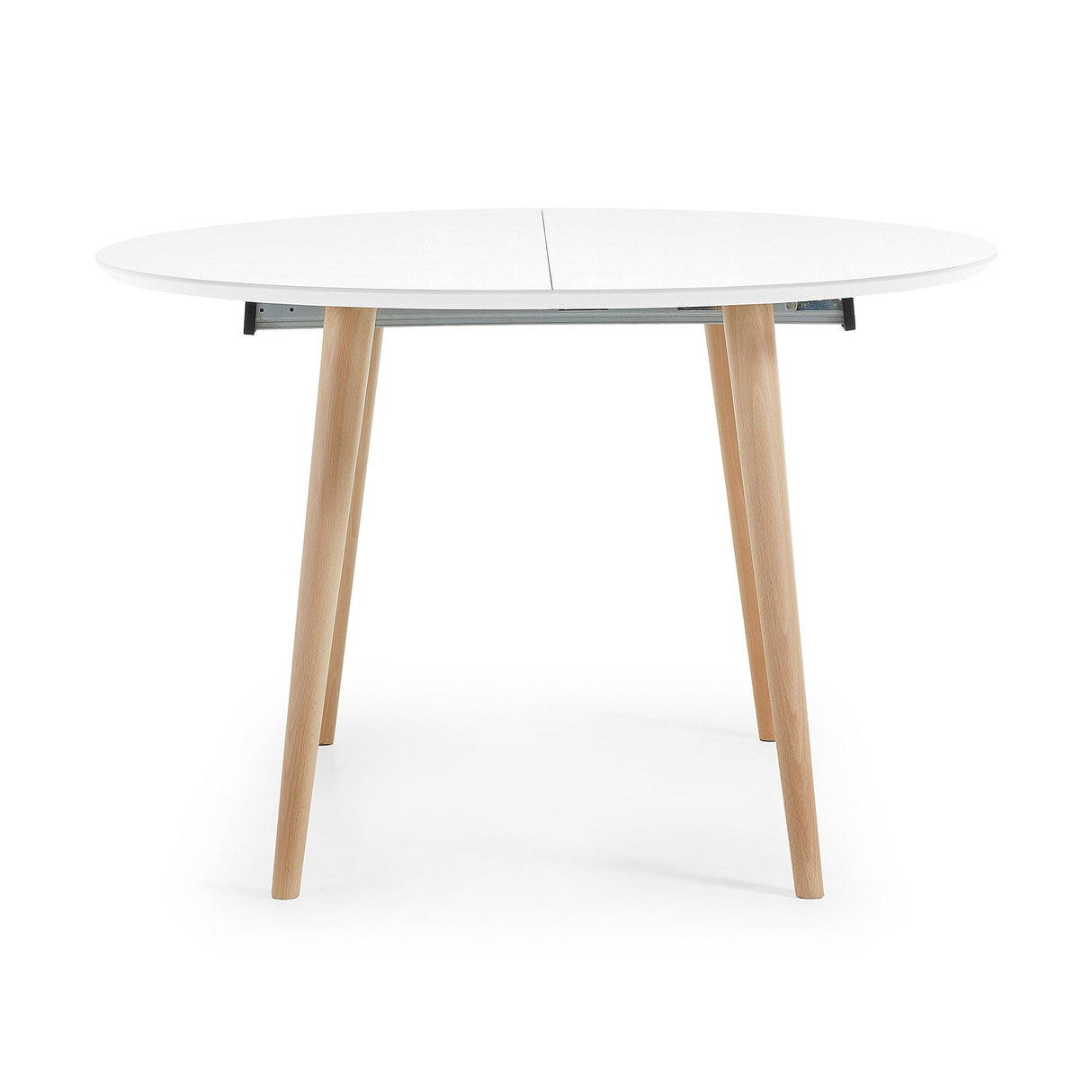 Oakland Dining table Ø120 - Nature/white