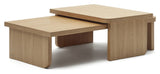 Oaq Coffee table, oak wood veneer