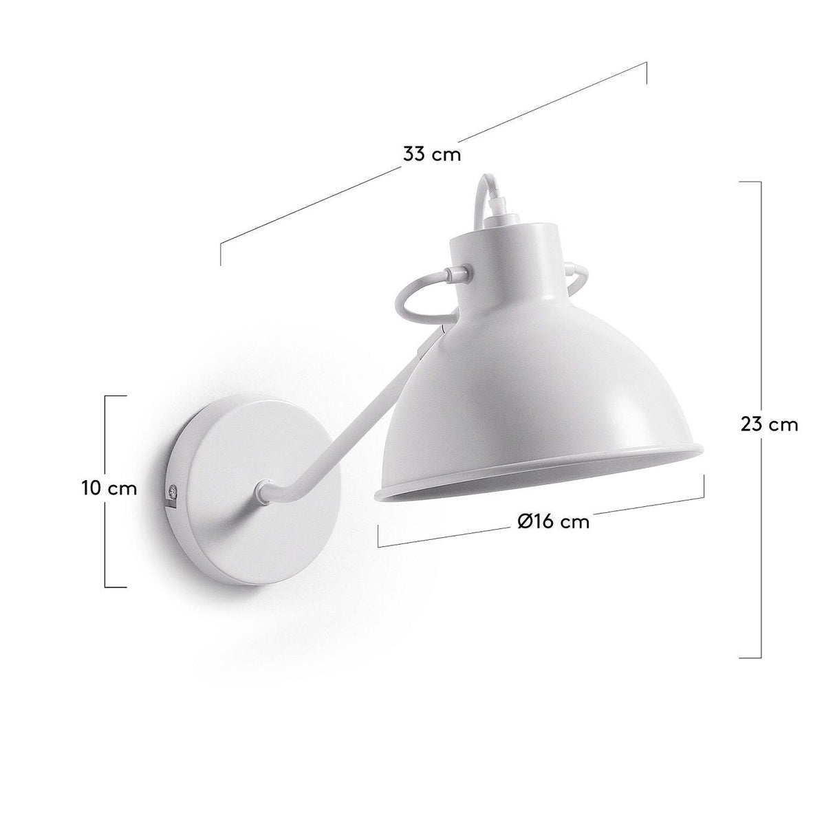 Odalis Wall Lamp White