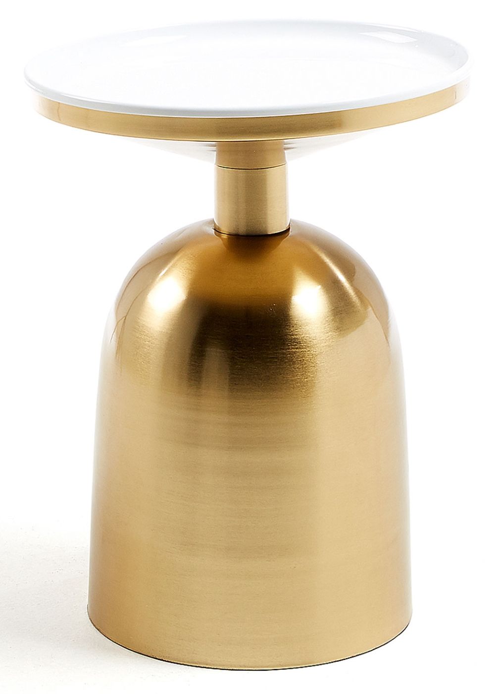 Physic Side Table Ø42 Brass/Black